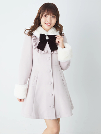 最終お値下】Ank Rouge リボン コート