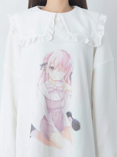 女の子プリントプルオーバー