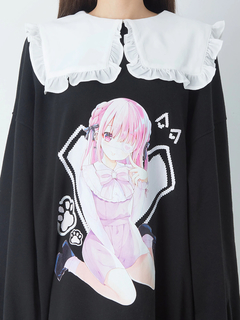女の子プリントプルオーバー