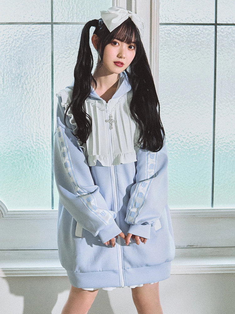 Ank Rouge うさ耳ジャージパーカー うさみみジャージ - Ank Rouge(アンクルージュ)のパーカ
