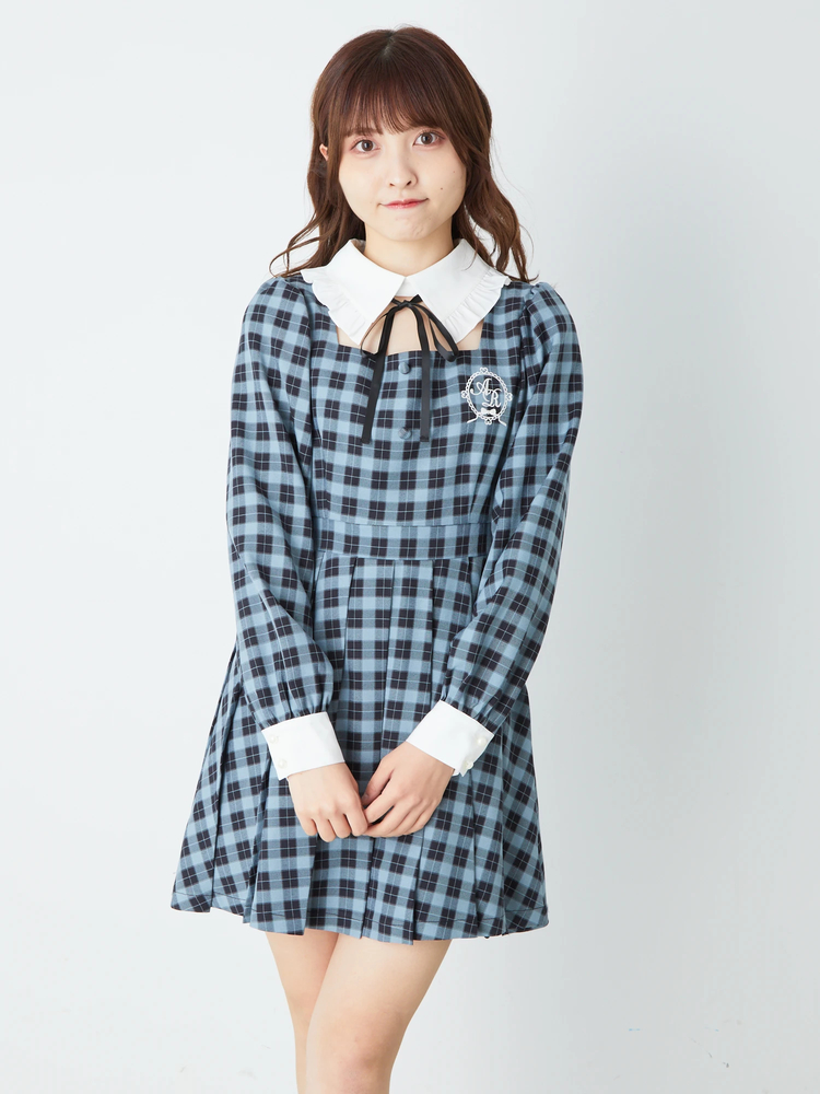エンブレム刺繍ドーリーOP - Ank Rouge(アンクルージュ)のワンピース