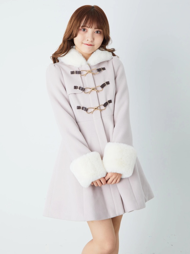 リボンビットドーリーダッフルコート - Ank Rouge(アンクルージュ)の  