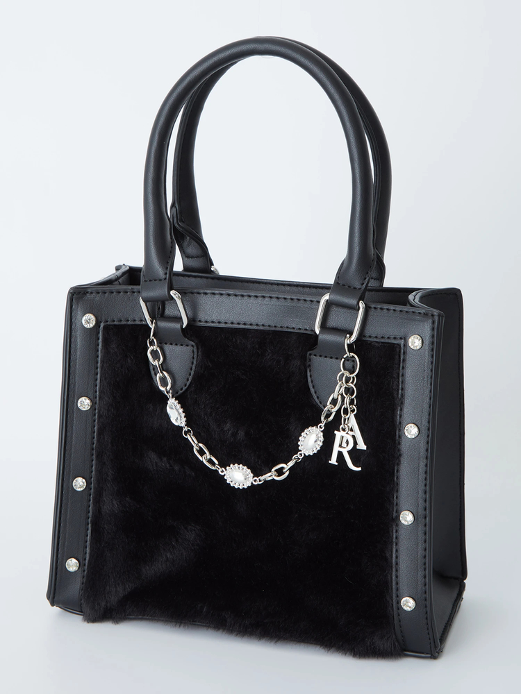 【激レア】ERL リアルファー　シアリングショルダーバッグ 激レア】ERL リアルファー シアリングショルダーバッグ ERL（イー