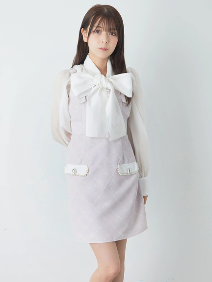 Re♥Twinkle モノグラムJSK - Ank Rouge(アンクルージュ)のワンピース｜ファッション通販 Ailand（アイランド）