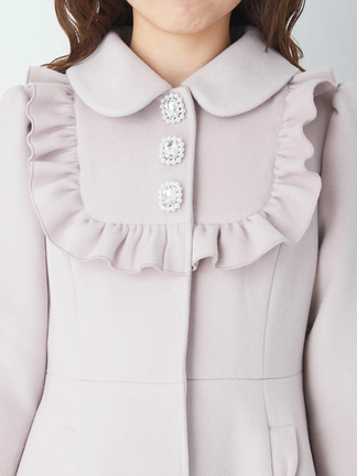 フロントビジュースカラップドーリーコート - Ank Rouge(アン