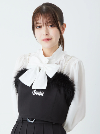 ゴシックロゴビスチェ - Ank Rouge(アンクルージュ)のTシャツ