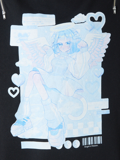 女の子プリントプルオーバー