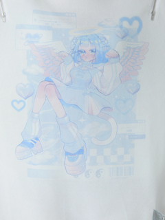 女の子プリントプルオーバー