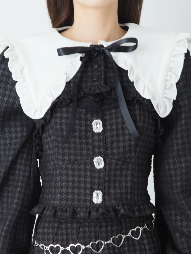 Be mqin Big衿ショートTOPS - Ank Rouge(アンクルージュ)のTシャツ  