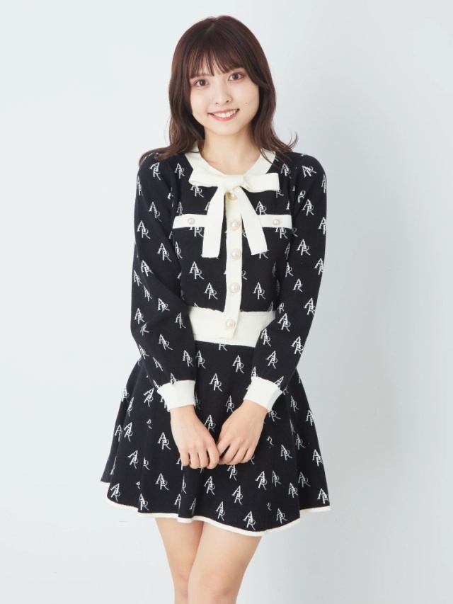 モノグラムジャガードニットSET/UP - Ank Rouge(アンクルージュ)の  