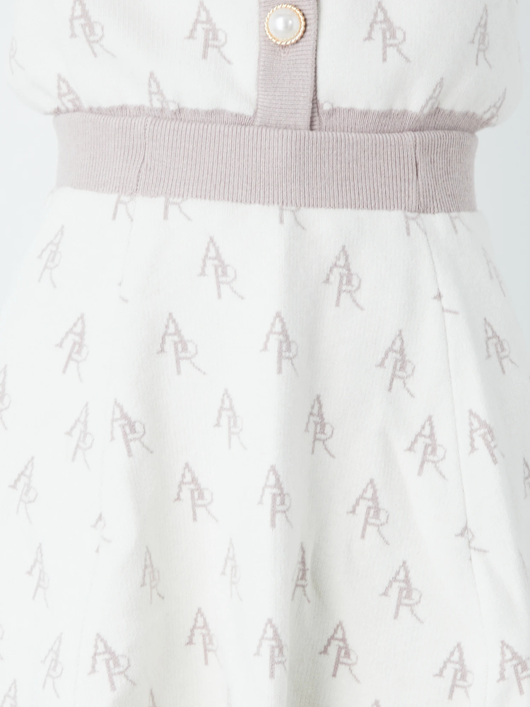 アクアージュ　セット モノグラムジャガードニットSET/UP - Ank Rouge(アンクルージュ)の