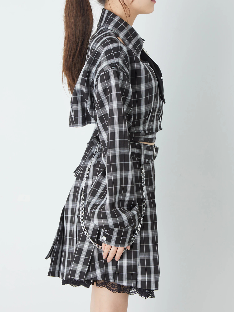 Ank Rouge ネクタイ付きぐるぐるTOPS ネクタイ付きぐるぐるTOPS - Ank Rouge(アンクルージュ)のT