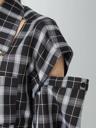 Ank Rouge ネクタイ付きぐるぐるTOPS ネクタイ付きぐるぐるTOPS - Ank Rouge(アンクルージュ)のT