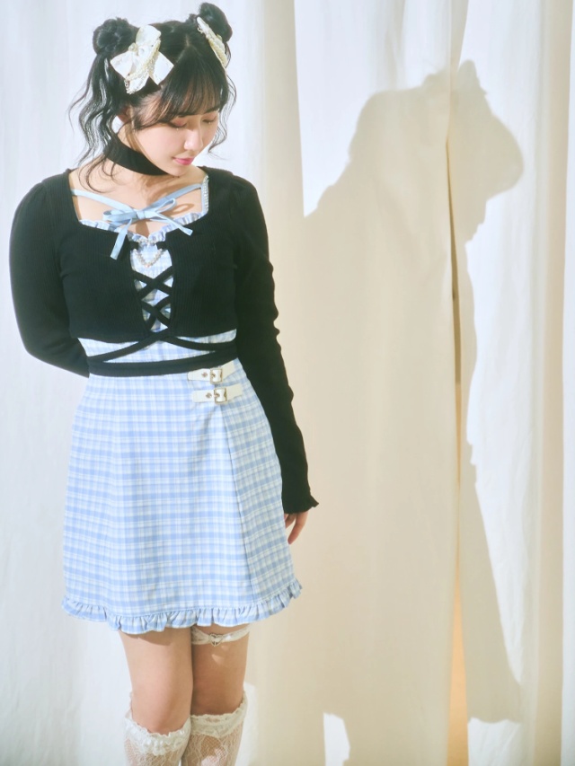 刺しゅうフリルキャミOP - Ank Rouge(アンクルージュ)のワンピース  