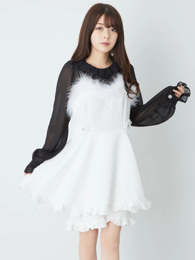 Re♥Twinkle フリルキャミコンビネゾン - Ank Rouge(アンクルージュ)の  