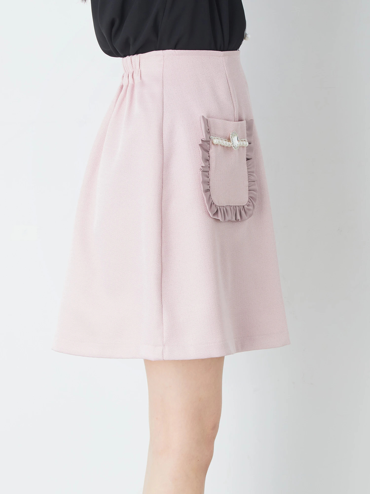 フリルポケット台形SK - Ank Rouge(アンクルージュ)のスカート