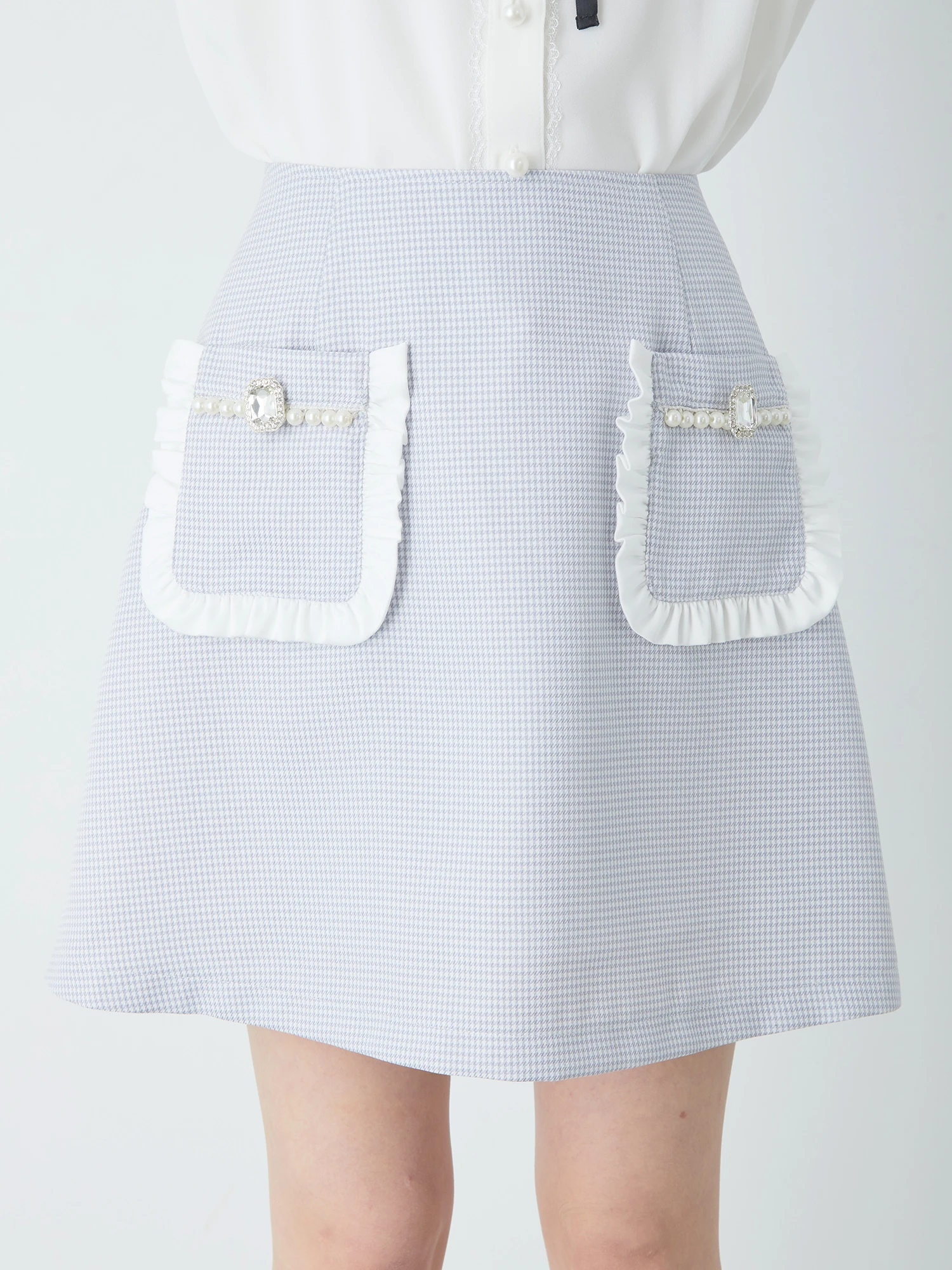 フリルポケット台形SK - Ank Rouge(アンクルージュ)のスカート