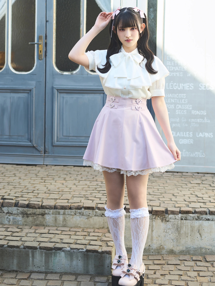 ハートベルトハイウエストSK - Ank Rouge(アンクルージュ)のスカート