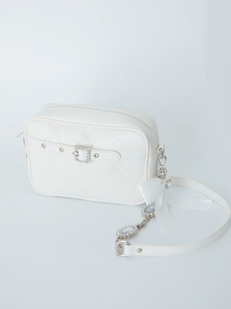 エンボスモノグラムショルダーバッグ - Ank Rouge(アン