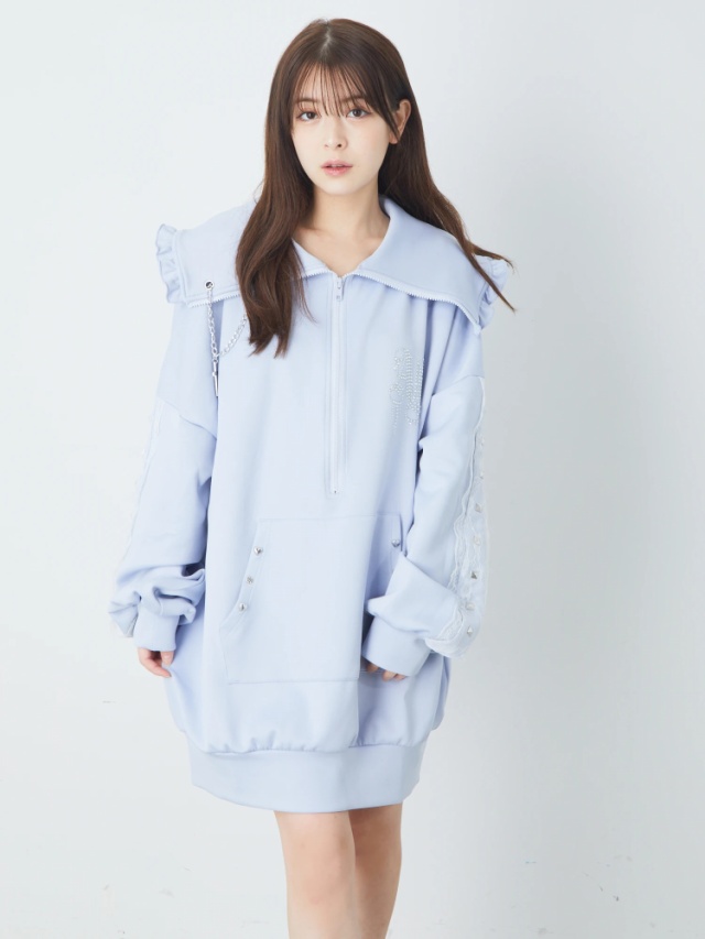 K*e様 即完売 RUFFLOG NOT JUST ONE プルオーバー（クロスロゴプル 