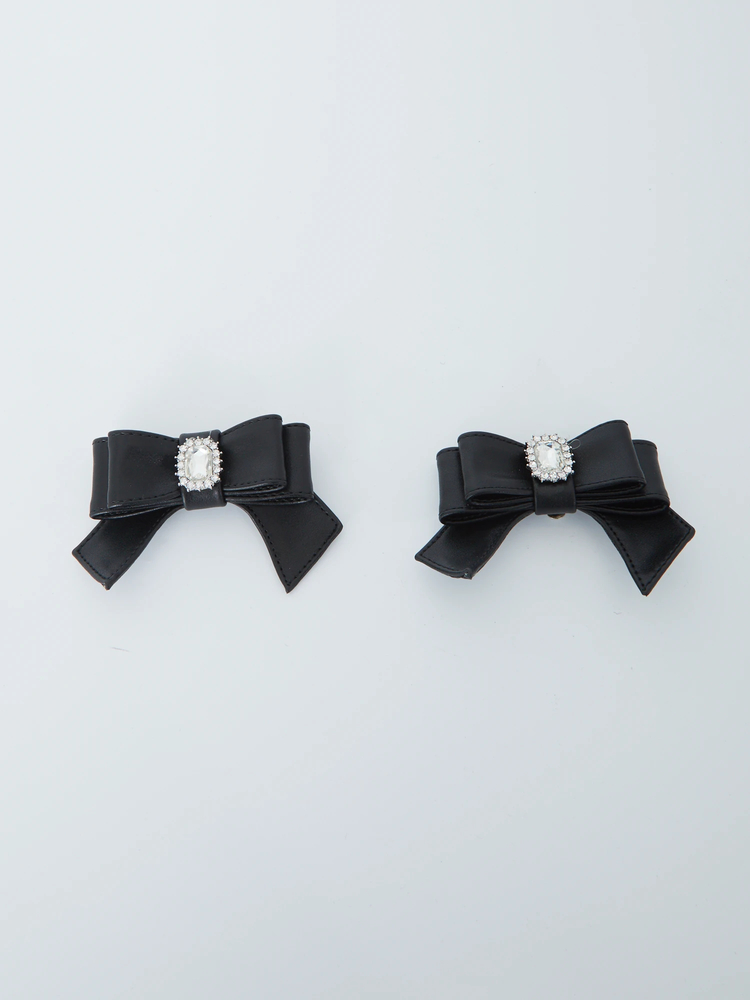 Be mqin ビジューリボンシューズクリップ - Ank Rouge(アンクルージュ