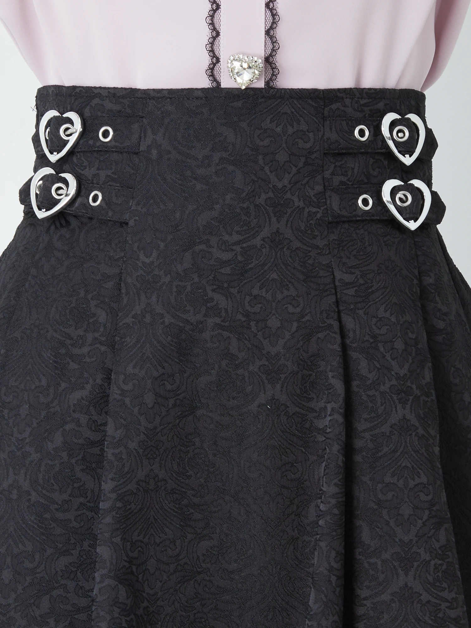 ハートベルトジャガードSK - Ank Rouge(アンクルージュ)のスカート 