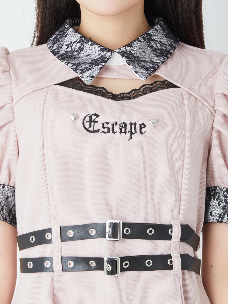 ダブルベルトフレアOP - Ank Rouge(アンクルージュ)のワンピース