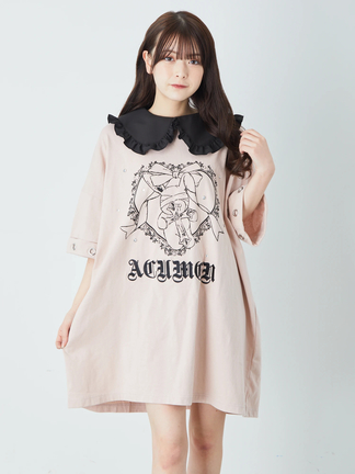 【正規品】 ゴシックうさちゃんプリントBig Te - Ank Rouge(アンクルージュ 小物