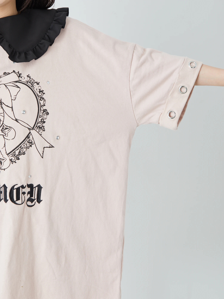 ゴシックうさちゃんプリントBig Te - Ank Rouge(アンクルージュ)のT