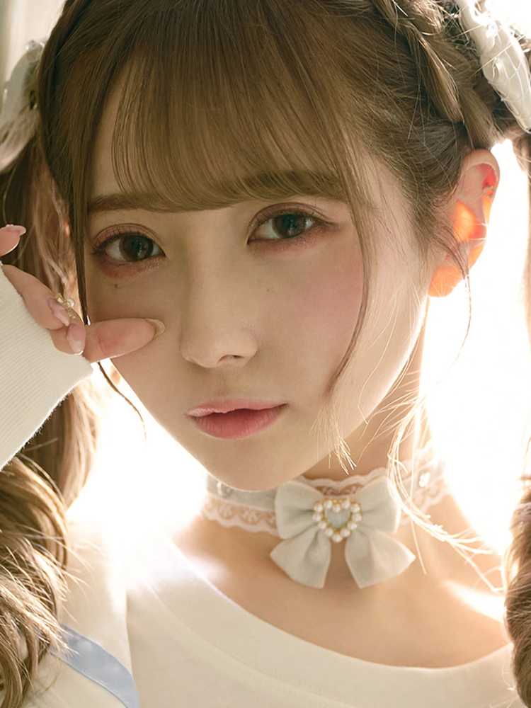 ハートリボンレースチョーカー - Ank Rouge(アンクルージュ)の