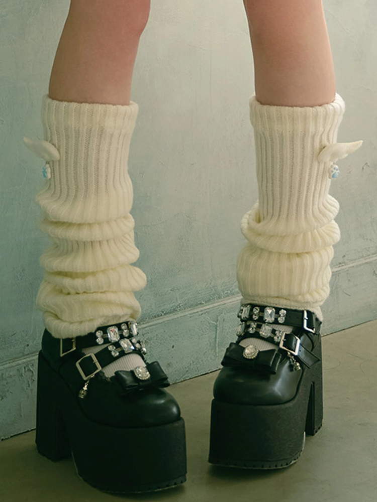 天使の羽レッグウォーマー - Ank Rouge(アンクルージュ)のレッグ