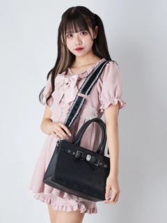 モノグラムハートリボンBAG
