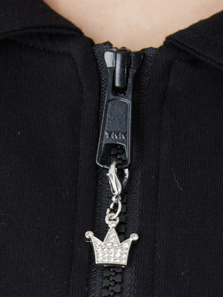 Be mqin 重ね着風ワッペンハーフジップPO - Ank Rouge(アンクルージュ