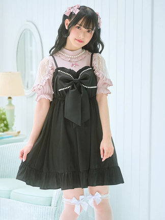 【✨️即完売品❣️新品未使用✨️】Ank Rouge リボンキャミワンピース BigリボンキャミOP - Ank Rouge(アンクルージュ)のワンピース