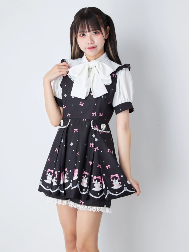 Ribbon PartyプリントSet up - Ank Rouge(アンクルージュ)の  