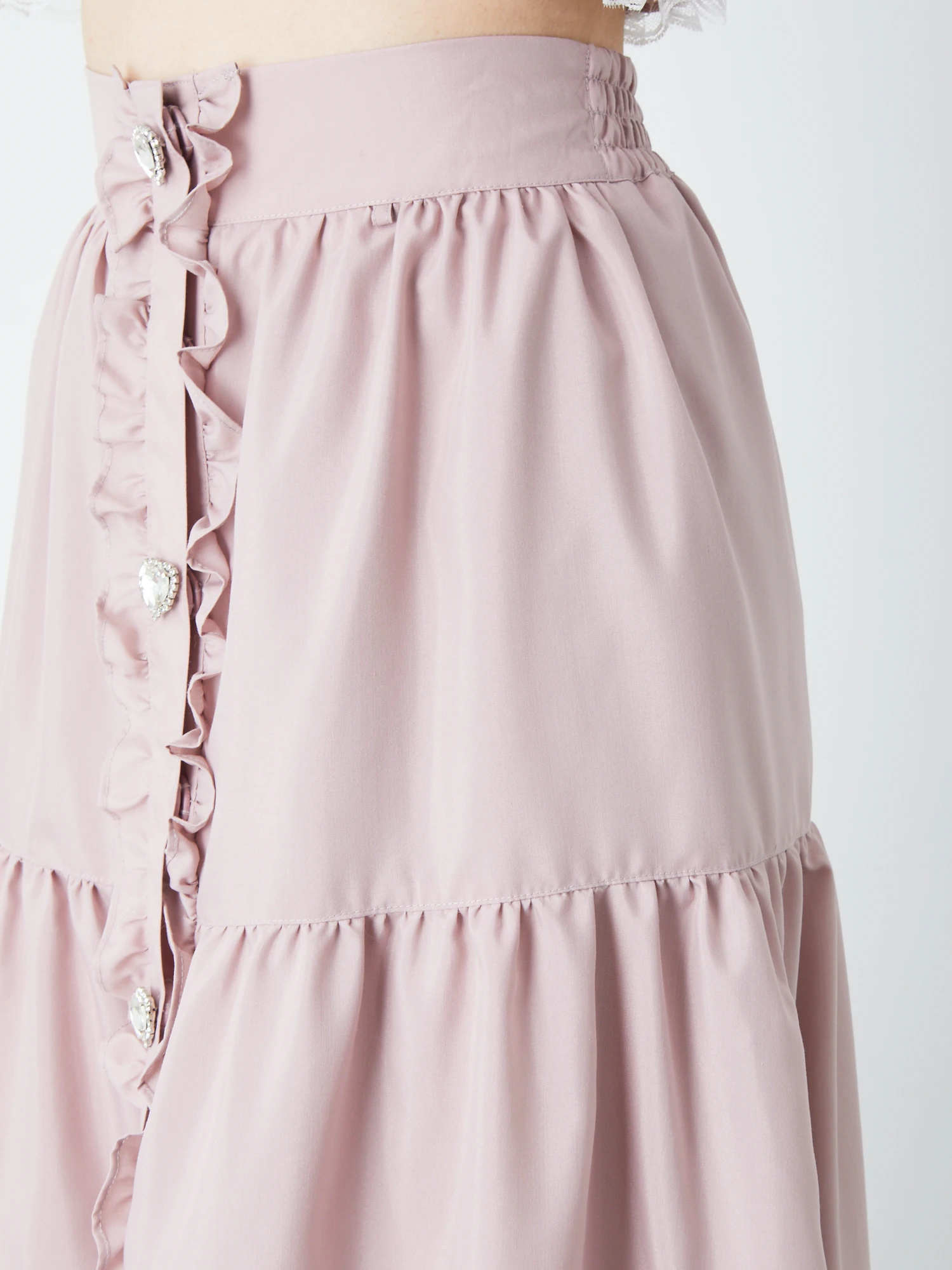 チェーンロングティアードSK - Ank Rouge(アンクルージュ)のスカート 