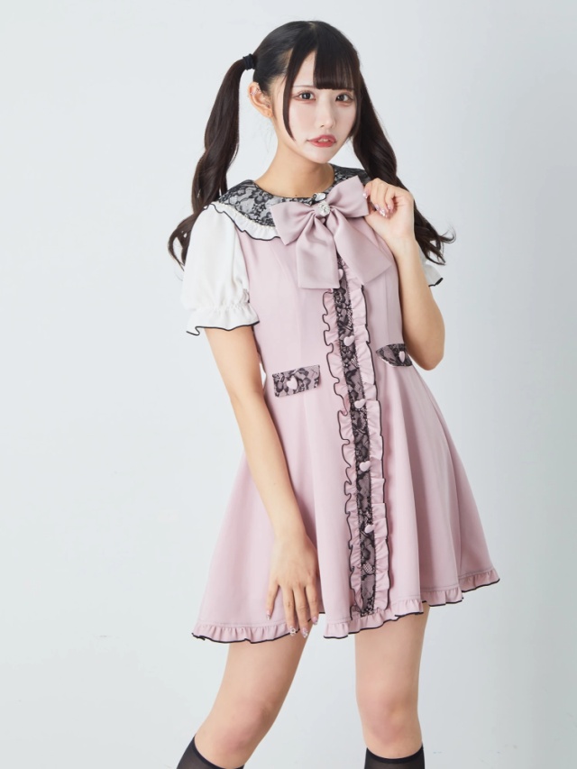 フリルリボンOP - Ank Rouge(アンクルージュ)のワンピース  