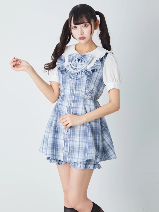 ヨークフリルハートベルトコンビネゾン - Ank Rouge(アンクルージュ)の  