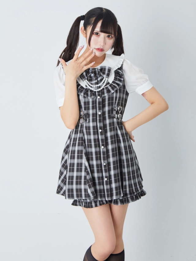 ヨークフリルハートベルトコンビネゾン - Ank Rouge(アンクルージュ)の  