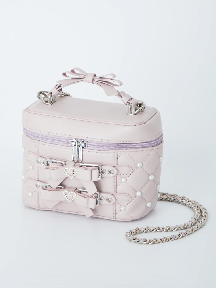 【激安アウトレット!】 リボンバニティショルダーBAG - Ank Rouge(アンクルージュ)の バッグ