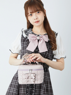 リボンバニティショルダーBAG