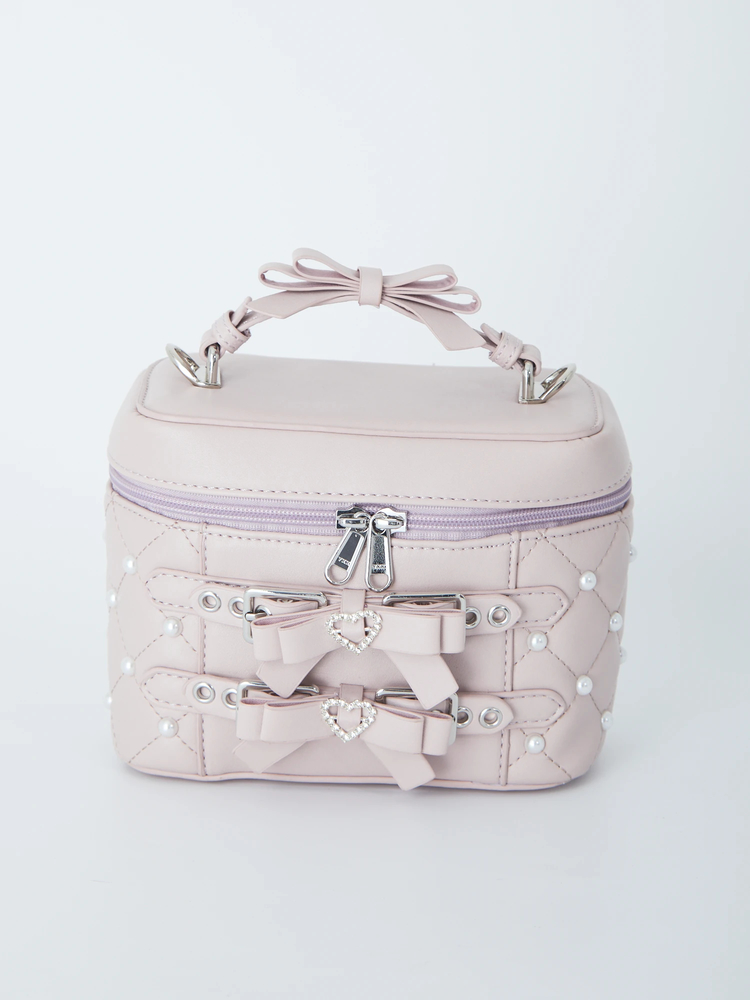 Ank Rouge ノベルティ レースバニティbag ピンク リボンバニティショルダーBAG - Ank Rouge(アンクルージュ)の