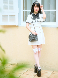 リボンバニティショルダーBAG