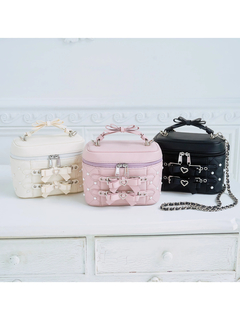 リボンバニティショルダーBAG