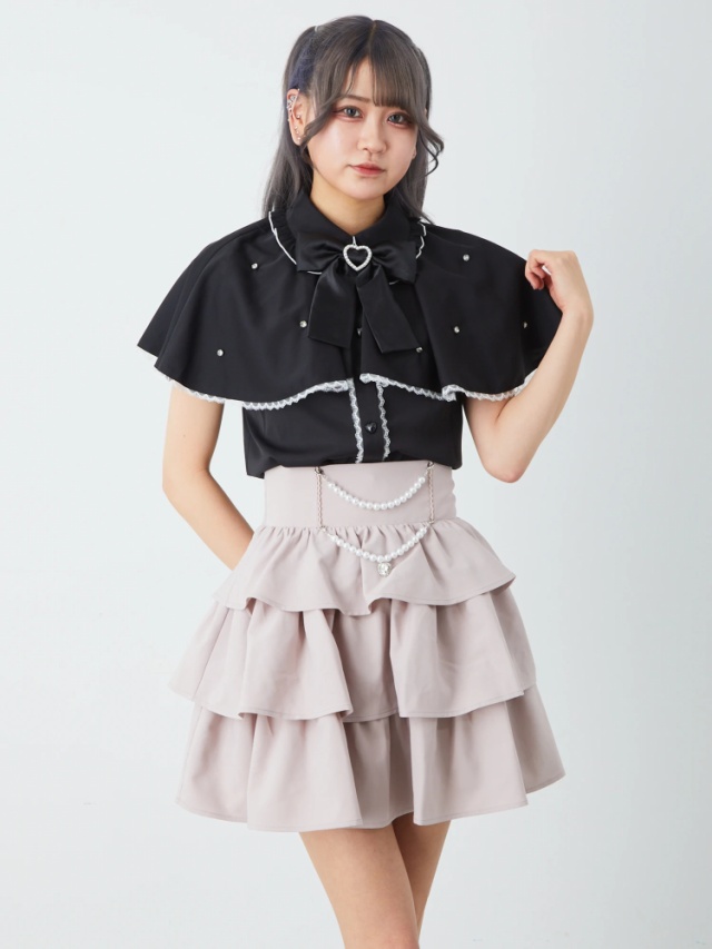 ダブルチェーンティアードSK - Ank Rouge(アンクルージュ)のスカート  