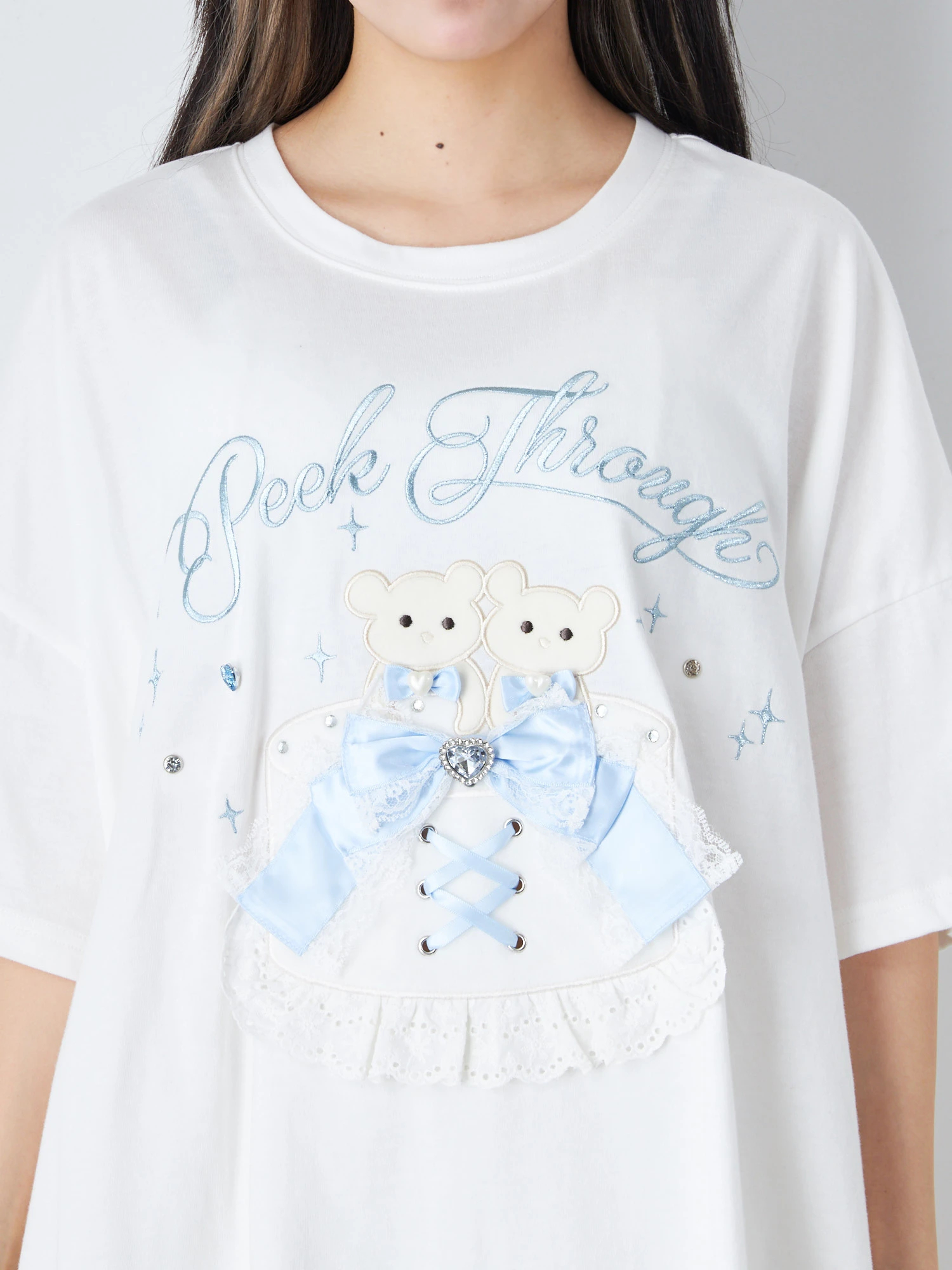 くまちゃんケーキBigTe - Ank Rouge(アンクルージュ)のTシャツ