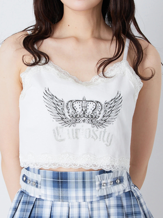 d.i.a. レア商品 スカル×クラウン柄 キャミソール d.i.a.♡スカル×クラウン柄キャミソール