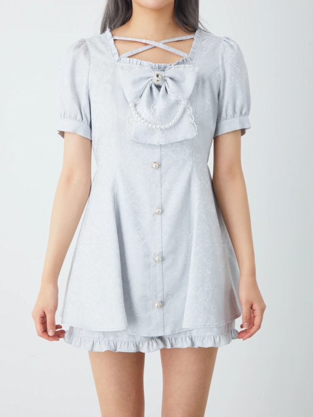 ジャガードリボンコンビネゾン - Ank Rouge(アンクルージュ)の  