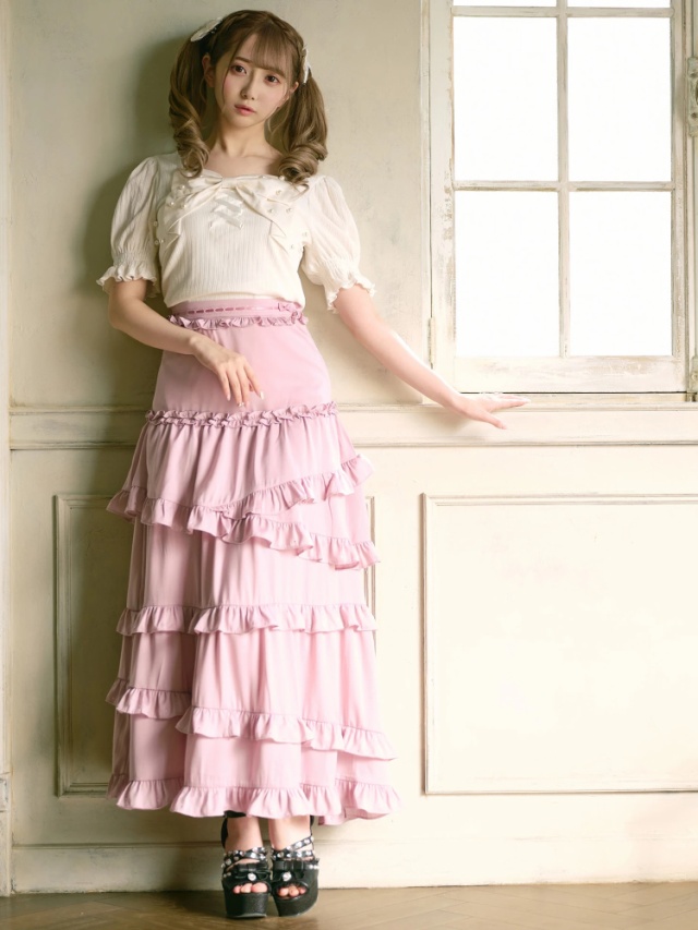 Re♥Twinkle きらきらロングティアードSK - Ank Rouge(アンクルージュ  