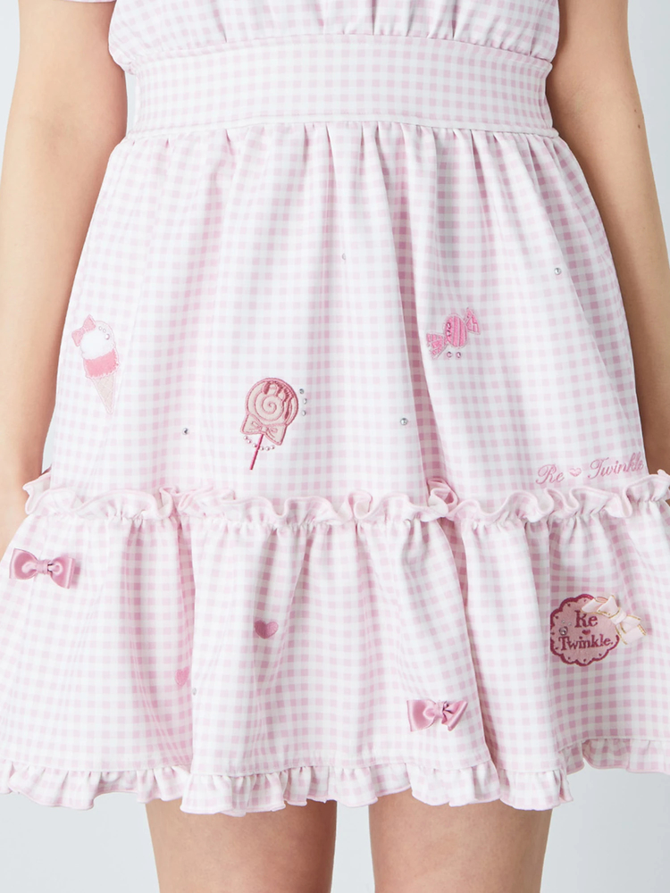 Ank Rouge Re♥Twinkle Backリボンスイーツ ワンピース Re♥Twinkle BackリボンスイーツOP - Ank Rouge(アンクルージュ